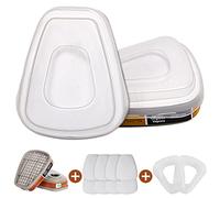 ANUNU Masque de Protection Cartouches filtre pour respirateur, peinture chimique, cartouches de vapeur organiques compatibles avec les respirateurs 6200, 6800, 7502, 7503