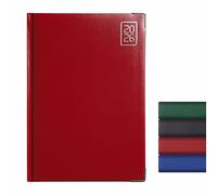 Anupam Fash Agenda journalier 2026 avec dates, avec indexation mensuelle, page complète pour lundi au vendredi et samedi et dimanche en une page avec calendrier mensuel, 80 g/m², format A5, 365 jours