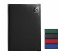 Anupam Fash Agenda journalier 2026 avec dates, avec indexation mensuelle, page complète pour lundi au vendredi et samedi et dimanche en une page avec calendrier mensuel, 80 g/m², format B5, 365 jours