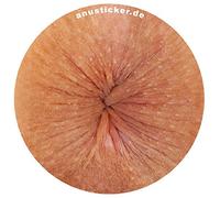 Anusticker Lot de 100 autocollants de beauté drôles pour trou du cul - Article de farce sexy - Pour fête, fesses anales, rosace, anus, voiture, tuning, printemps, break, tatouage, skateboard