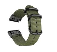 ANUTRDE Bracelet de 26 à 22 mm Compatible avec Garmin Fenix 7X 7 Pro Solar 6X 6 Pro 5X 5 Plus 3HR Watch Instinct 2X Mk1 Mk2 Mk3i(Army green T,QuickFit 22mm)