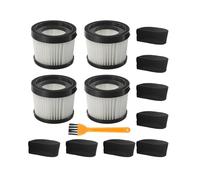 ANUTRDE Brosse filtrante à Manchon en Mousse, 2/4 pièces, Compatible avec l'aspirateur à Main sans Fil DEWALT série DCV5011H DCV501HB(4 Pack)