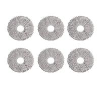 ANUTRDE Lot de 16 Accessoires durables compatibles avec Xiaomi X20+ X10+ X20 Plus X10 Plus Robot VacuumMop Pad Pièces de Rechange(6 pcs)