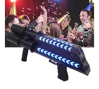 ANUU Canon à Confettis Électrique Portatif - Lanceur à LED pour Effet de Scène - Halloween, Noël