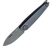 ANV Couteaux Z050 DLC Noir/Lame lisse, Dural Noir/Slipjoint