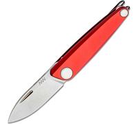 ANV Couteaux Z050 Stonewash/Lame lisse, Dural Rouge/Slipjoint - ANVZ050-002