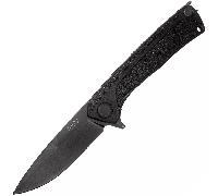 ANV Couteaux Z100 DLC noir/Lame lisse, GRN noir