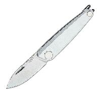 ANV Knives Z050 Stonewash/Lame lisse, Dural Silver/Slipjoint