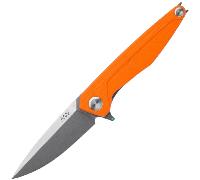 ANV Knives Z300 Stonewash/Lame lisse, Orange G10