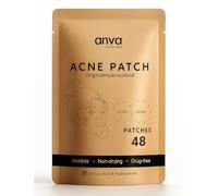 Anva Patchs contre l'acné à l'acide salicylique - Patchs invisibles pour tibias - Couverture absorbante des boutons hydrocolloïdes - Autocollant Premium de Zit Coréen 48 Count 2 Taille