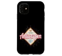 Anvers en Flandre Belgique rétro Europe Souvenir Vintage Coque pour iPhone 11