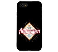 Anvers en Flandre Belgique rétro Europe Souvenir Vintage Coque pour iPhone SE (2020) / 7/8
