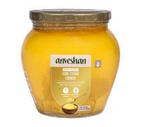 Anveshan Gir Cow Ghee | 400 ml | Fabriqué à partir de la méthode traditionnelle Bilona | Sans gluten | Plein d'antioxydants