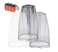 Anvin Lot de 3 filets anti-moustiques, moucherons, moucherons, moucherons, moucherons, moucherons, moucherons, moucherons, moucherons, moucherons, moucherons, convient à la plupart des chapeaux, livré