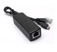 ANVISION Actif 5V 2.4A PoE Splitter Adaptateur IEEE 802.3af Compatible Micro USB 48V à 5V / 2.4A pour Tablettes, Dropcam ou Raspberry Pi, IPC, Caméra IP et Plus