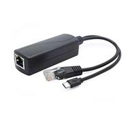 ANVISION Répartiteur PoE 5 V, Adaptateur 48 V à 5 V 2,4 A avec Prise Micro USB, Conforme IEEE 802.3af, pour caméra IP, tablettes, Dropcam ou Raspberry Pi et Plus, AV-PS05-1