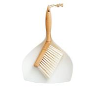 Anwangda Ensemble Pelle et Brosse Douce, Mini Balai de Bureau, Petite Pelle de Nettoyage Portable pour Salle de Bain, Cuisine, Maison, Hall, Table de Bureau (Kaki)