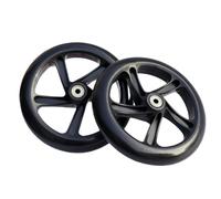 ANWEALTH Lot de 2 Roues de Rechange pour Trottinettes 120 mm 145 mm 175 mm 180 mm 190 mm 200 mm 5 Pouces 6 Pouces 7 Pouces 8 Pouces (180 X 30 mm)