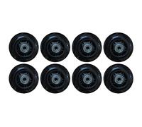 ANWEALTH Roues de Rechange pour Patins à Roues Alignées Extérieur Et Intérieur Lot de 8 Roues de Patins à Roues Alignées 82A avec Roulements de Rechange pour Roues de Meubles, 70 mm