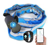 Anweller Antivol de vélo avec empreintes digitales, haute sécurité antivol avec application, maillons de chaîne en acier trempé, étanche, 6 mm x 100 cm