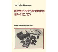 Anwenderhandbuch Hp-41 C/Cv