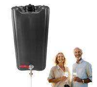 Anwicar Bidon d'eau avec Robinet - Réservoir d'eau Camping 30l - Camping Jerricane d'eau - Réservoir d'eau Fraîche - Noir
