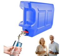 Anwicar Bidon d'eau de Camping avec Robinet Bleu 20 L | Réservoir portable pour eau douce, adapté au camping, voyage et jardin; format pratique pour stockage et transport