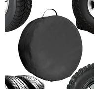 Anwicar Housse de roue de secours Noir Polypropylène pour Voiture, SUV, Camionnette, Camion, Motocyclette, Scooter, Bateau, Remorque, Camping-car avec poignée (XXXL)