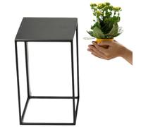 Anwicar Support de Fleurs 40 cm, Tabouret et Colonne pour Plantes, Style Loft, Noir