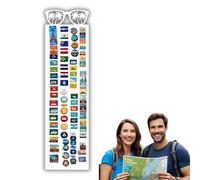Anwicar Tableau Magnétique Effaçable en Acier - Idéal pour Aimants et Notes - Tableau Noir Magnétique Mural - Compatible avec Marqueurs Craie - 80x21 cm - Blanc