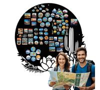 Anwicar Tableau Magnétique Effaçable en Acier - Idéal pour Aimants et Notes - Tableau Noir Magnétique Mural - Compatible avec Marqueurs Craie - Motif de fleurs - 70x70 cm - Noir