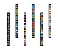 Anwicar Tableau Magnétique Effaçable en Acier - Idéal pour Aimants et Notes - Tableau Noir Magnétique Mural - Compatible avec Marqueurs Craie - 100x6 cm - Noir