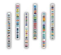 Anwicar Tableau Magnétique Effaçable en Acier - Idéal pour Aimants et Notes - Tableau Noir Magnétique Mural - Compatible avec Marqueurs Craie - 50x6 cm - Blanc