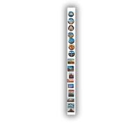 Anwicar Tableau Magnétique mural effaçable Blanc 100x6 cm lot de 1