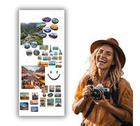 Anwicar Tableau Magnétique - Tableau Effaçable en Acier - Idéal pour Aimants et Notes - Tableau Noir Magnétique Mural - Compatible avec Marqueurs Craie - Kit de Montage Inclus - 70x30 cm - Blanc