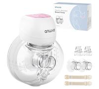 ANWIKE Tire-Lait Électrique 193g - Tire-Lait Mains Libres Ultraléger avec Écran LED, 3 Modes 9 Niveaux, Silencieux <40dB, Brides 21/24mm, Sans BPA - Idéal pour Maison, Voiture, Pharmacie et Voyages