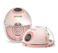 ANWIKE Tire-lait Électrique Main Libre Double - Ultra Silencieux 35dB Portable Sans Fil, 12 Niveaux 4 Modes avec Fonction Mémoire de Mode, Tire-lait Électrique Rechargeable avec Insert de Bride