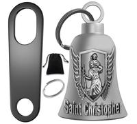 Anwlki Motard gardien chance équitation cloche moto gremlin cloches avec 2 accessoires de porte-clés, cintre de cloche de moto