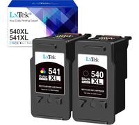 anwxai-Remanufactured Cartouche D'Encre Remplacement Pour Canon 540Xl 541Xl Pg-540 Cl-541 Xl Pour Pixma Mx475 Mx535 Ts5150 Ts5151 Mg2250 Mg3150 Mg3550 Mg3600 Mg3650 Mg4250(Noir Couleur,2-Pack)