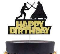 Anxdh Alien War Cake Top Hat Décoration de fête d'anniversaire pour enfants Décoration de fête sur le thème de la guerre des extraterrestres