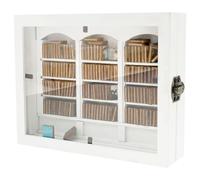 Anxiet-y Bibliothèque Anxiet-ys - Secouez votre anxiété - Bibliothèque en bois avec mini livres, bibliothèque miniature décorative anti-stress pour les amateurs de livres