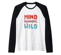 Anxiété Humour Texte Drôle Surpenser Esprit Courir Sauvage Manche Raglan