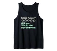 Anxiété Sociale 0 étoiles ne recommanderaient Pas introverti Débardeur