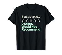 Anxiété Sociale 0 étoiles ne recommanderaient Pas introverti T-Shirt
