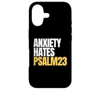Anxiety Hates Psalm 23 Bible Verse to Memorize by Heart Coque pour iPhone 17