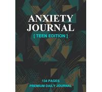 Anxiety Journal - Teens edition, Daily Guide to Unplug, Unwind, and Level Up Your Mental Game: 134-Page with Digital Vibe Checks, Brain Dumps, and 50 Level-Headed Affirmations for Focus