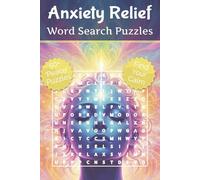 Anxiety Relief Word Search Puzzles: Word Search Puzzles with Easy to Read Print about Anxiety, Mindfulness and More, 6x9 inches, 110 pages, 50+ Puzzles... Gift for Vacations, Holidays and Relaxation