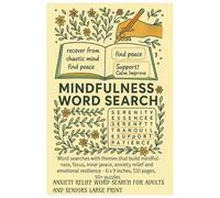 Anxiety Relief: Word searchers with easy-to-read print about mindfulness, focus, inner peace emotional resilience and more | 6 x 9 inches, 110 pages | ... find inner peace and to get over heart break.