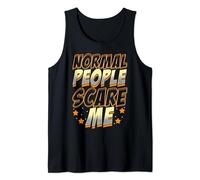 Anxiety Shirt Femmes Normal People Scare Me Débardeur