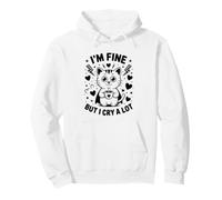 Anxieux Chat anxiété Sentiment émotionnel Sweat à Capuche